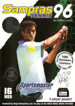 Cover Pete Sampras Tennis 96 for Genesis - Mega Drive